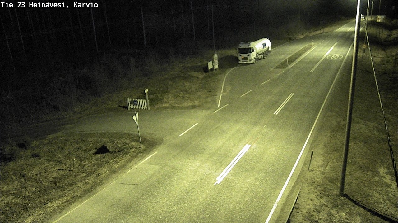 Weather Camera Image Road 23 Heinävesi, Karvio, Heinävesi, Pohjois-Karjala