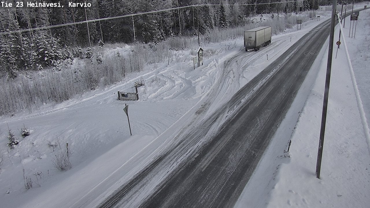 Kelikamerat Kuva Tie 23 Heinävesi, Karvio, Heinävesi, Pohjois-Karjala
