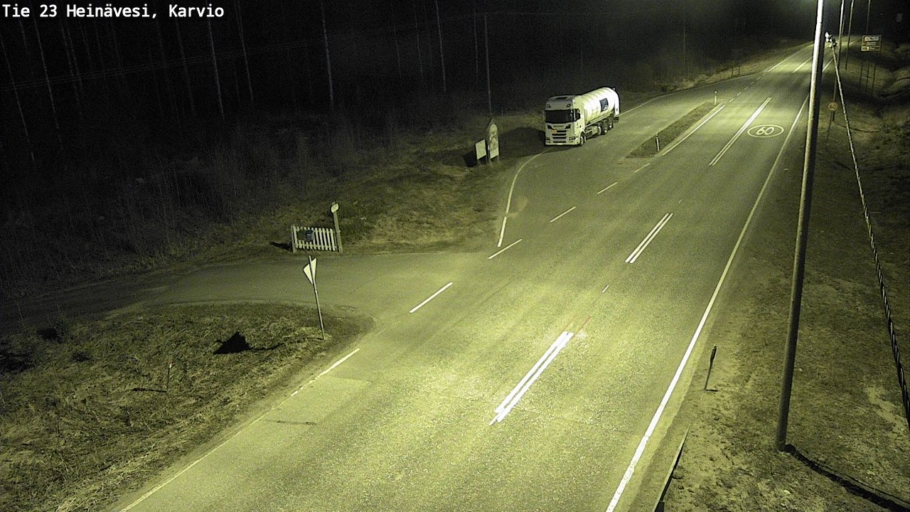 Weather Camera Image Road 23 Heinävesi, Karvio, Heinävesi, Pohjois-Karjala