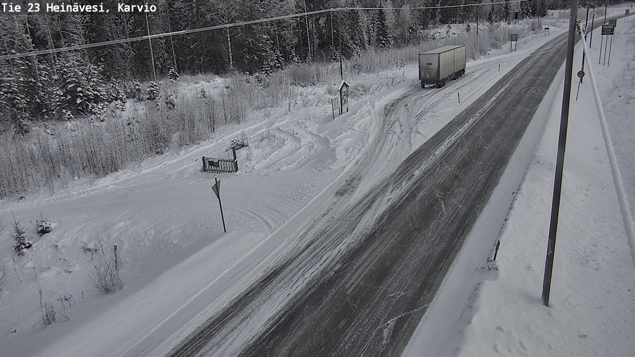 Kelikamerat Kuva Tie 23 Heinävesi, Karvio, Heinävesi, Pohjois-Karjala
