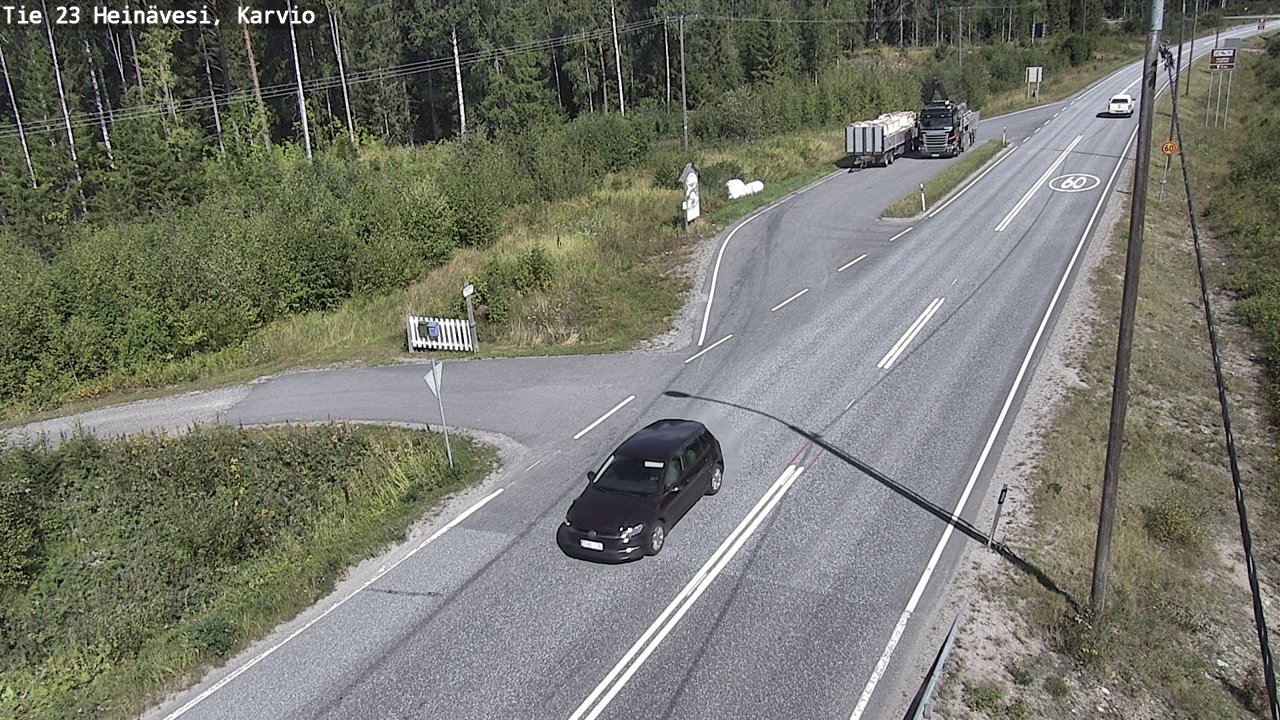 Kelikamerat Kuva Tie 23 Heinävesi, Karvio, Heinävesi, Pohjois-Karjala
