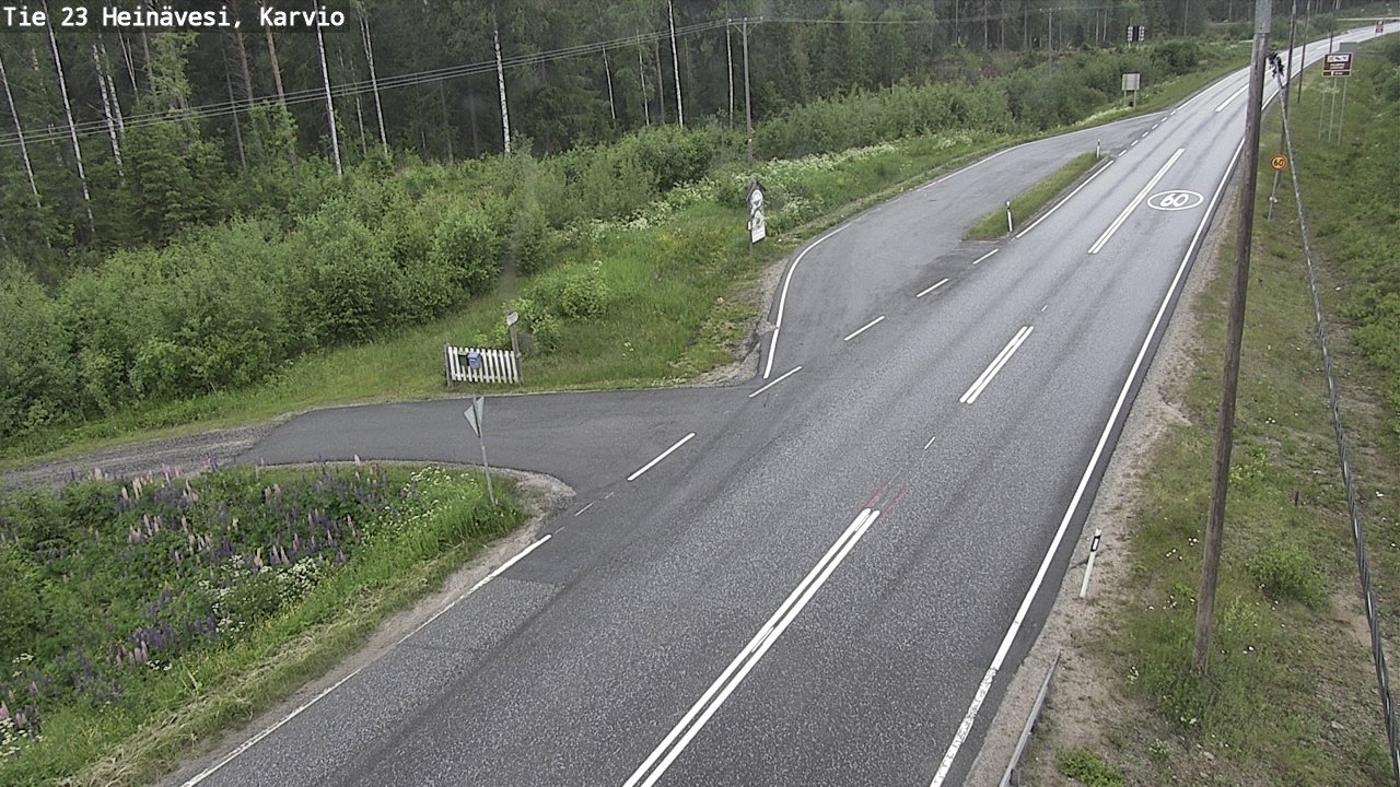 Kelikamerat Kuva Tie 23 Heinävesi, Karvio, Heinävesi, Pohjois-Karjala