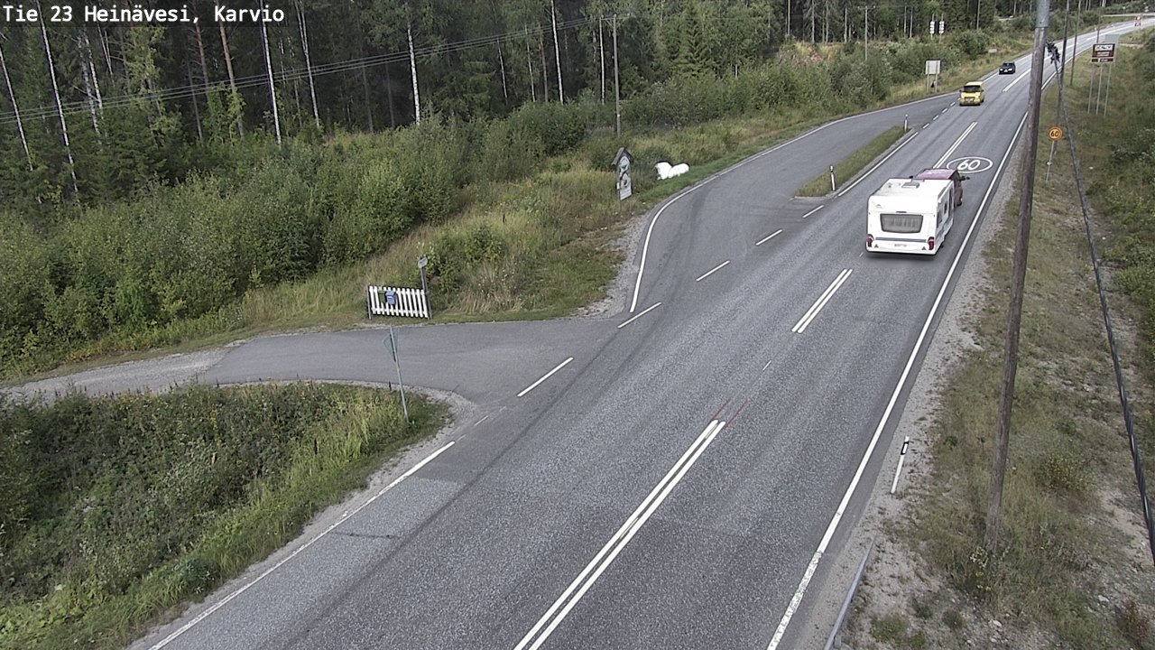 Kelikamerat Kuva Tie 23 Heinävesi, Karvio, Heinävesi, Pohjois-Karjala
