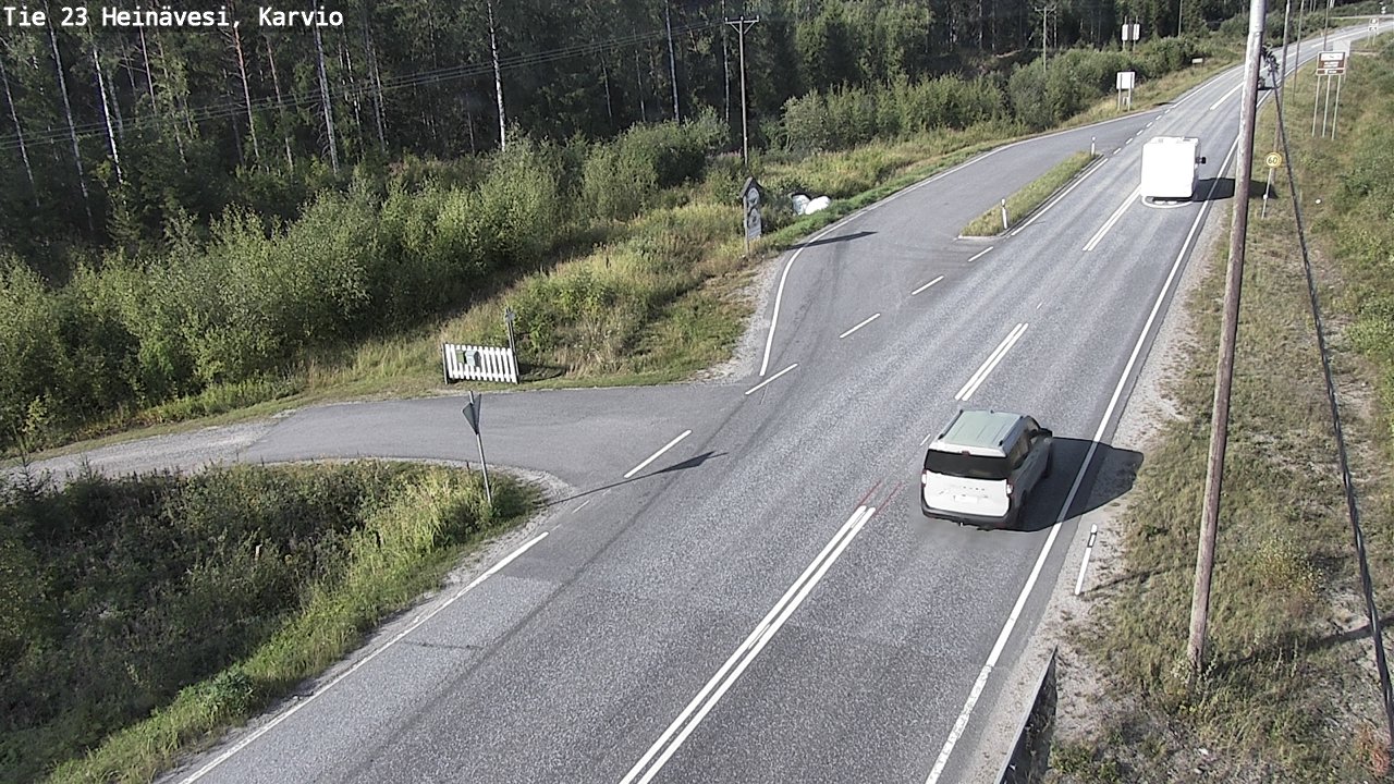 Kelikamerat Kuva Tie 23 Heinävesi, Karvio, Heinävesi, Pohjois-Karjala