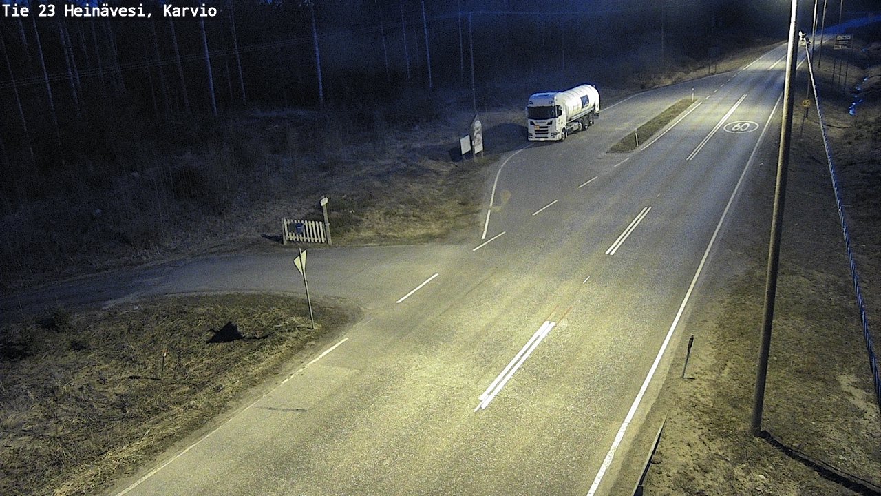 Weather Camera Image Road 23 Heinävesi, Karvio, Heinävesi, Pohjois-Karjala