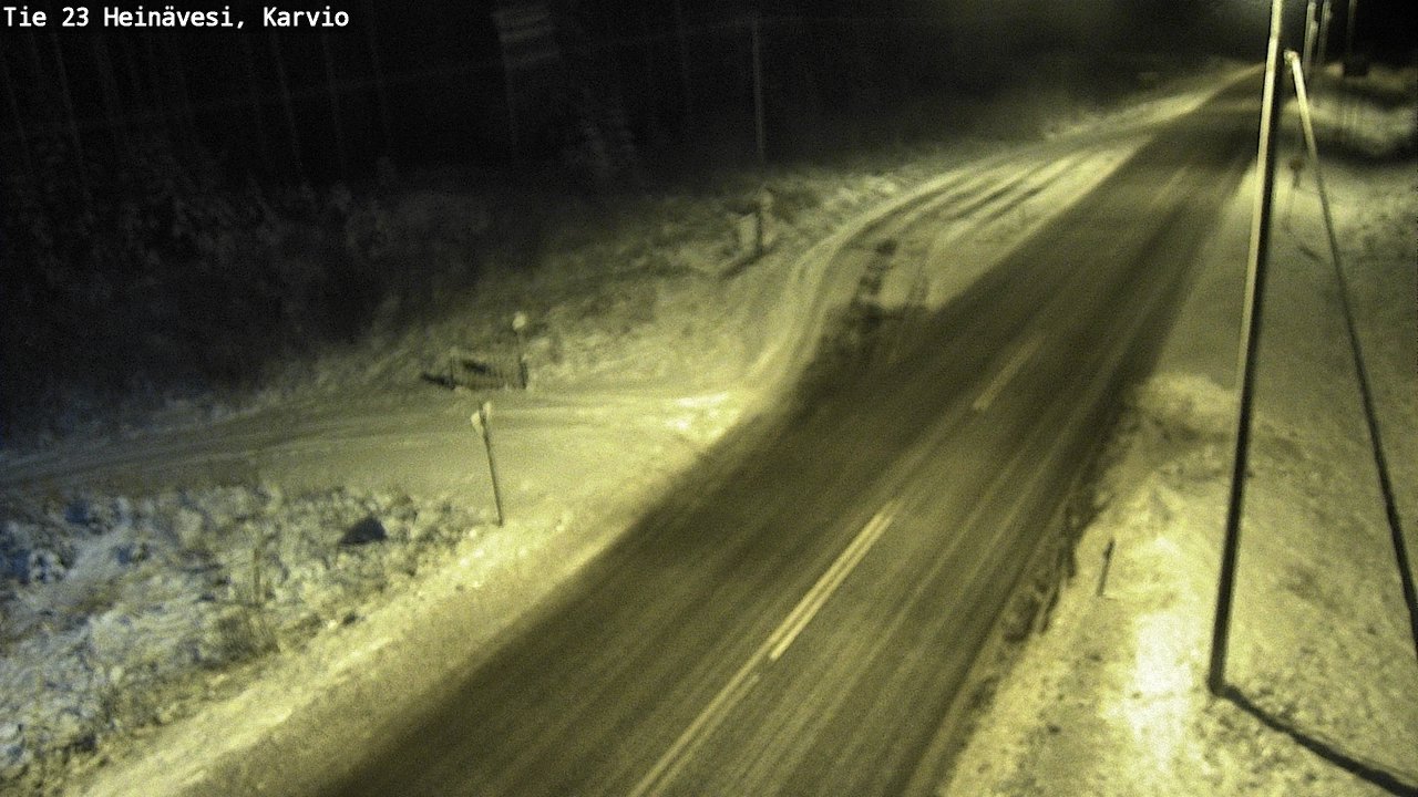 Weather Camera Image Road 23 Heinävesi, Karvio, Heinävesi, Pohjois-Karjala