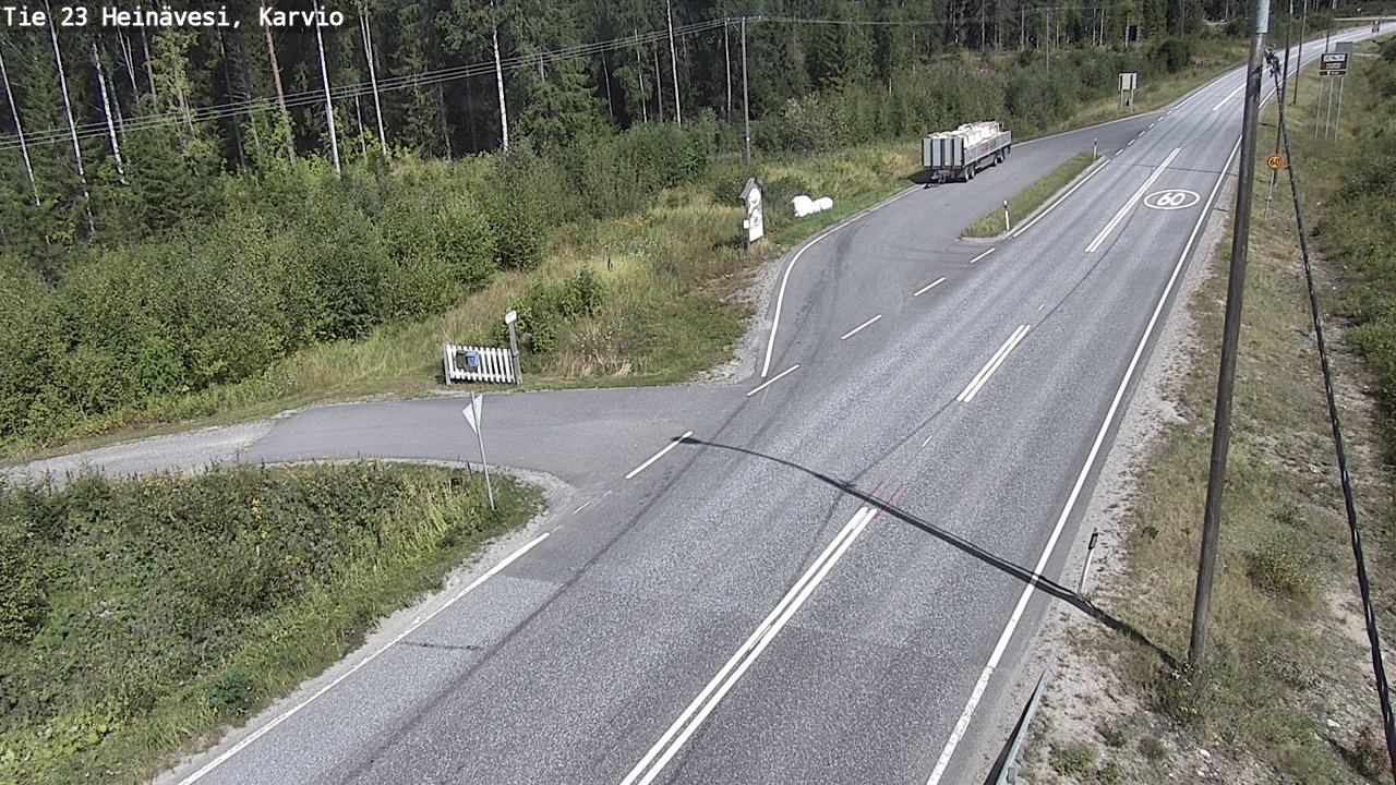 Kelikamerat Kuva Tie 23 Heinävesi, Karvio, Heinävesi, Pohjois-Karjala