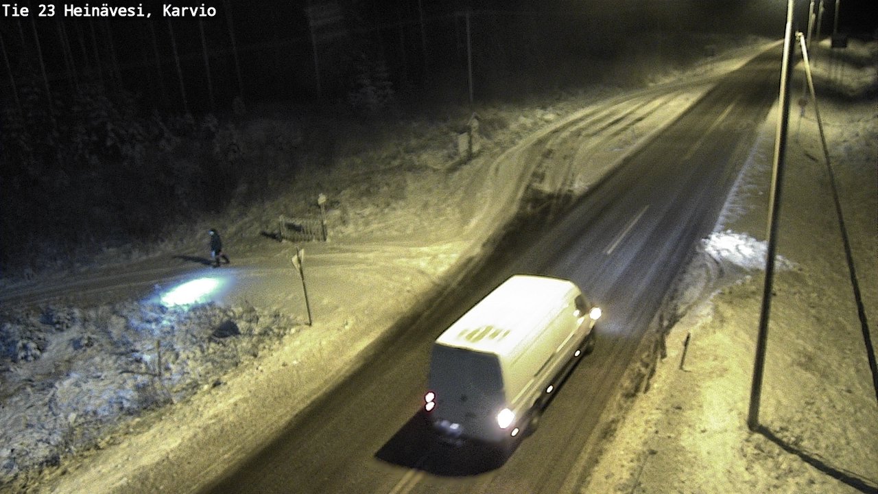 Weather Camera Image Road 23 Heinävesi, Karvio, Heinävesi, Pohjois-Karjala
