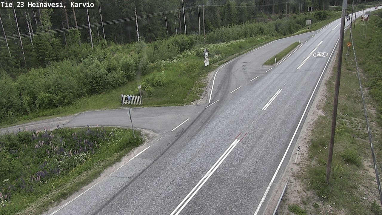 Kelikamerat Kuva Tie 23 Heinävesi, Karvio, Heinävesi, Pohjois-Karjala