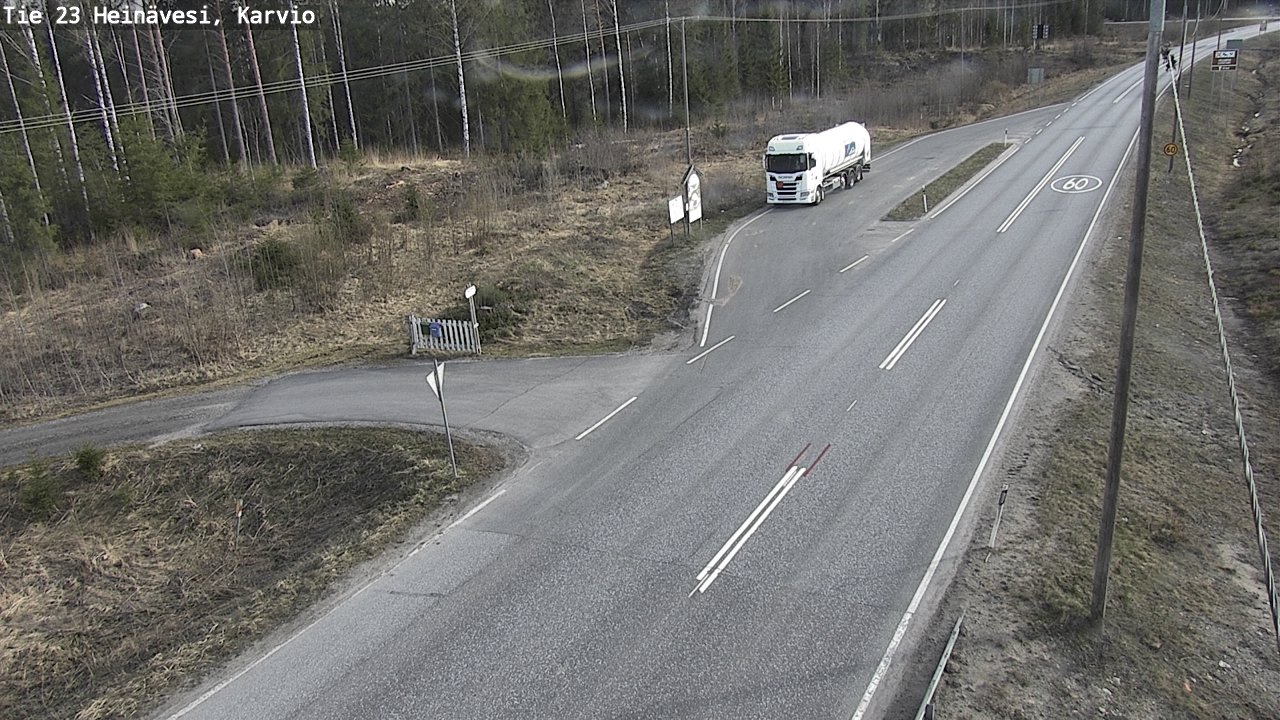 Kelikamerat Kuva Tie 23 Heinävesi, Karvio, Heinävesi, Pohjois-Karjala
