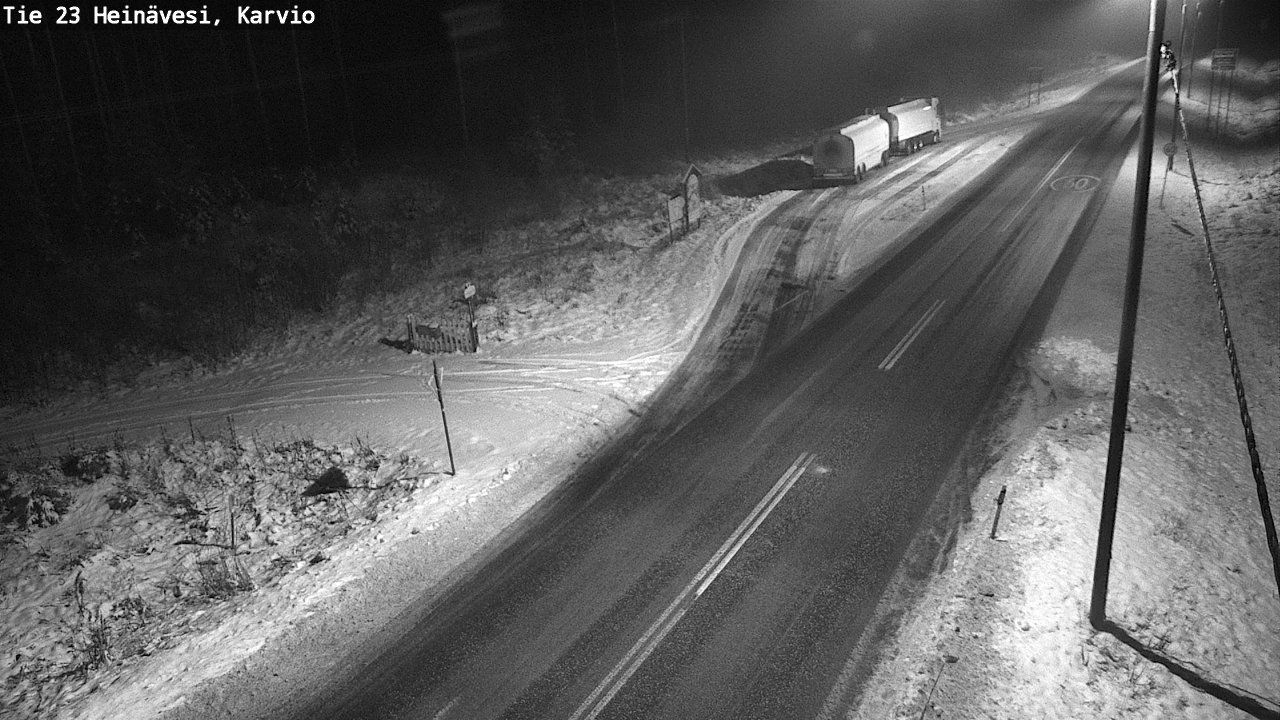Weather Camera Image Väg 23 Heinävesi, Karvio, Heinävesi, Pohjois-Karjala