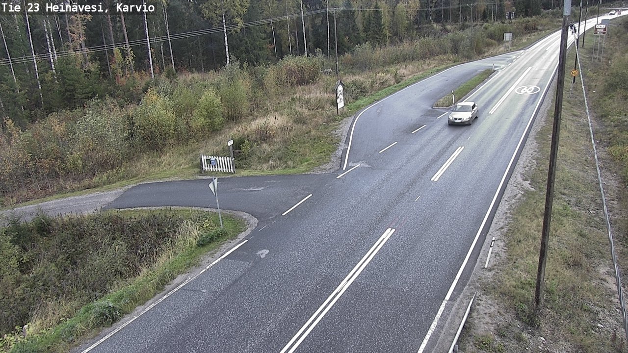 Kelikamerat Kuva Tie 23 Heinävesi, Karvio, Heinävesi, Pohjois-Karjala