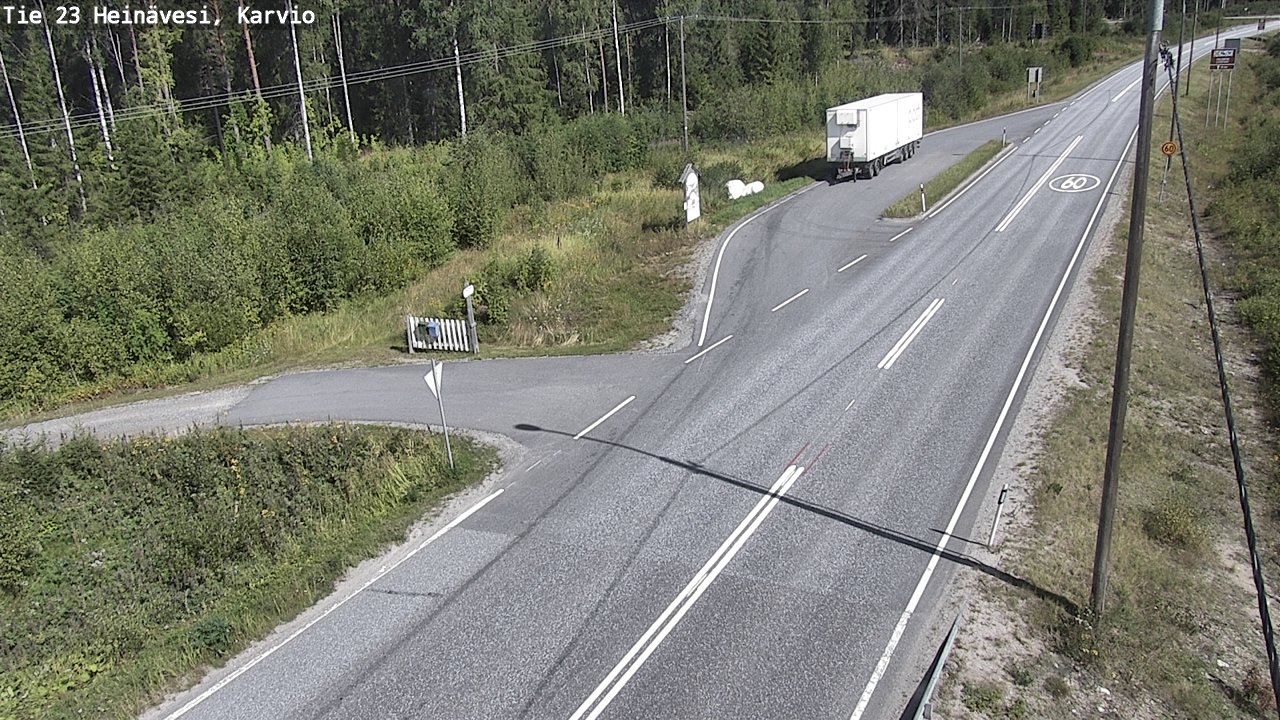 Kelikamerat Kuva Tie 23 Heinävesi, Karvio, Heinävesi, Pohjois-Karjala