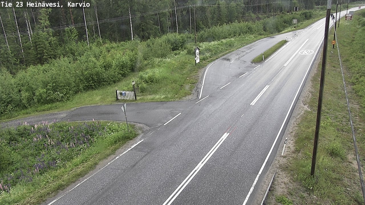Kelikamerat Kuva Tie 23 Heinävesi, Karvio, Heinävesi, Pohjois-Karjala