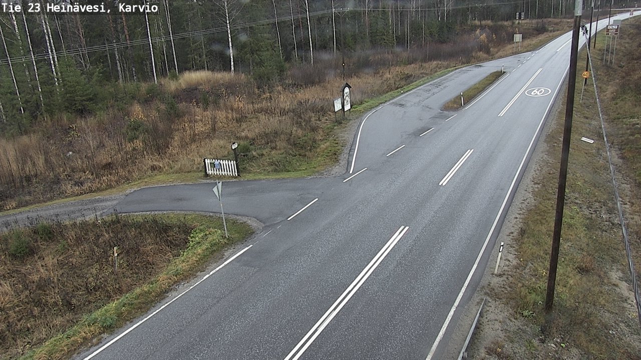 Kelikamerat Kuva Tie 23 Heinävesi, Karvio, Heinävesi, Pohjois-Karjala