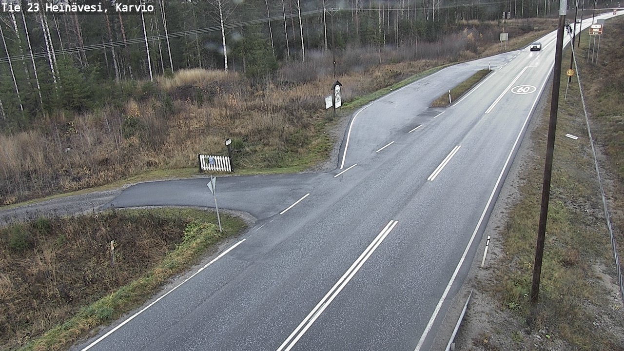 Kelikamerat Kuva Tie 23 Heinävesi, Karvio, Heinävesi, Pohjois-Karjala