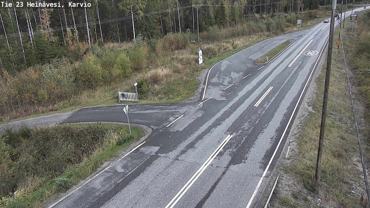 Kelikamerat Kuva Tie 23 Heinävesi, Karvio, Heinävesi, Pohjois-Karjala