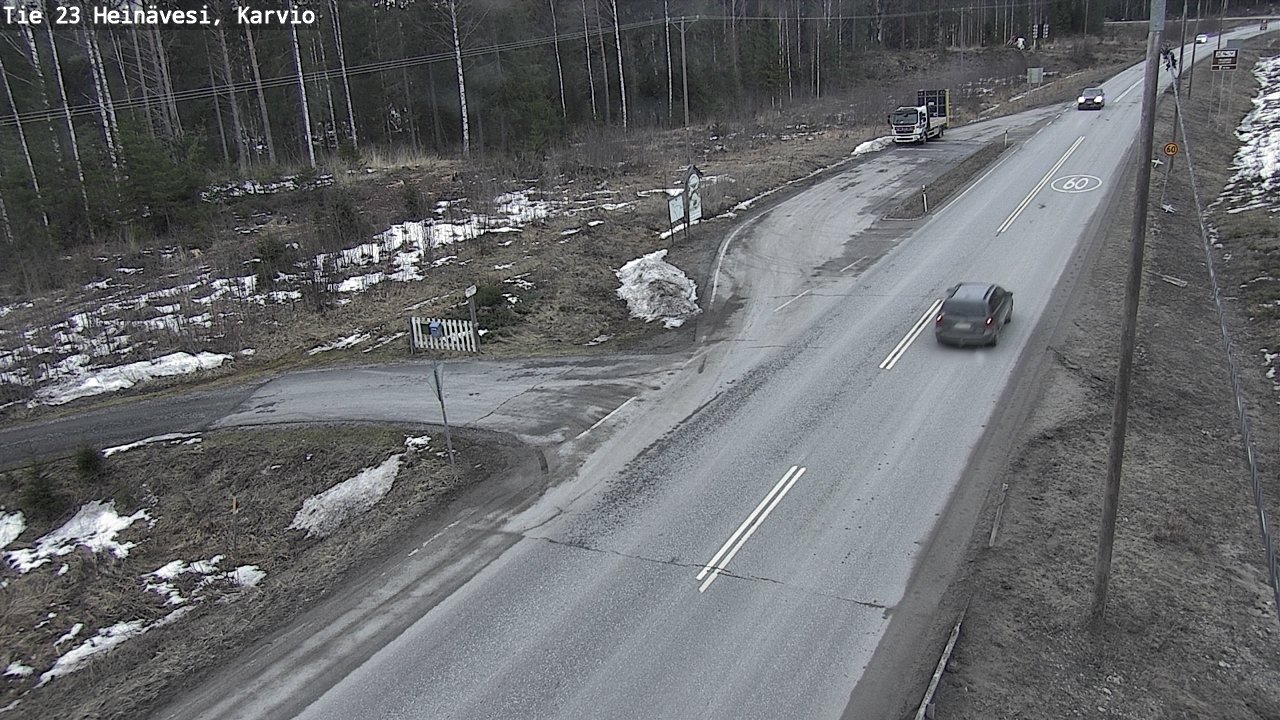 Kelikamerat Kuva Tie 23 Heinävesi, Karvio, Heinävesi, Pohjois-Karjala