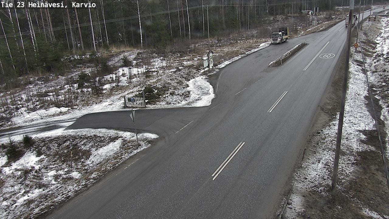 Kelikamerat Kuva Tie 23 Heinävesi, Karvio, Heinävesi, Pohjois-Karjala