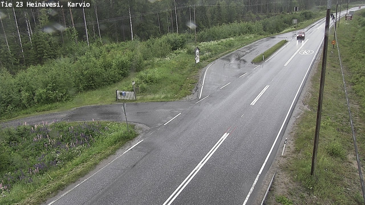 Kelikamerat Kuva Tie 23 Heinävesi, Karvio, Heinävesi, Pohjois-Karjala