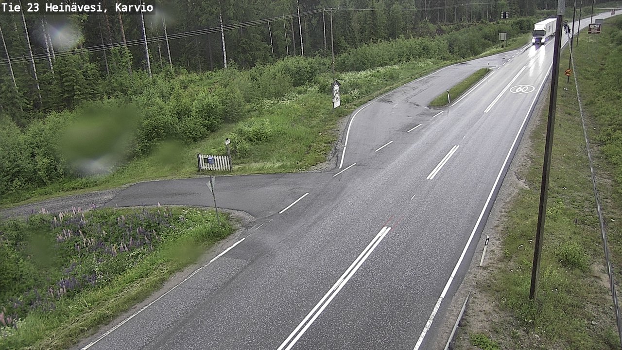 Kelikamerat Kuva Tie 23 Heinävesi, Karvio, Heinävesi, Pohjois-Karjala