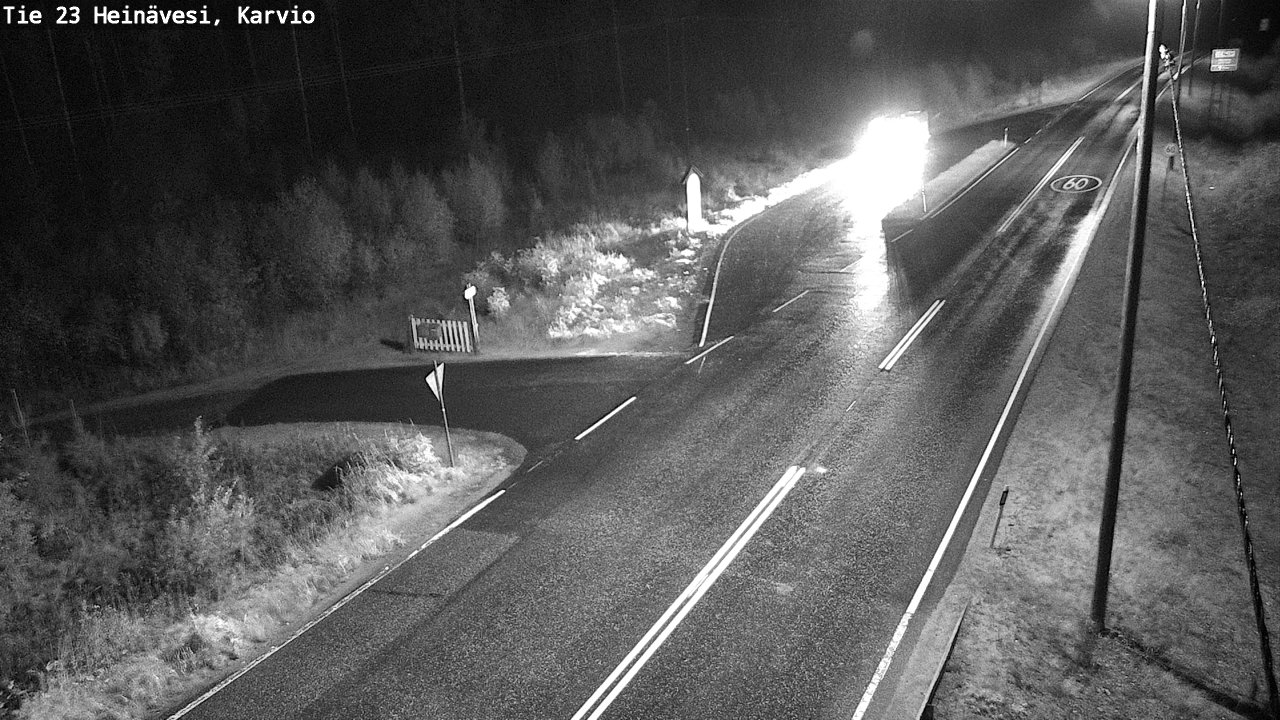 Weather Camera Image Road 23 Heinävesi, Karvio, Heinävesi, Pohjois-Karjala