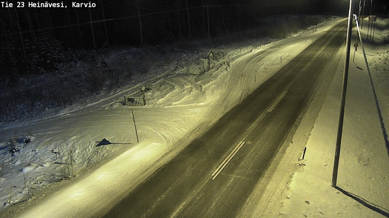 Kelikamerat Kuva Tie 23 Heinävesi, Karvio, Heinävesi, Pohjois-Karjala