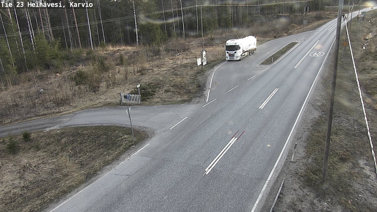Kelikamerat Kuva Tie 23 Heinävesi, Karvio, Heinävesi, Pohjois-Karjala