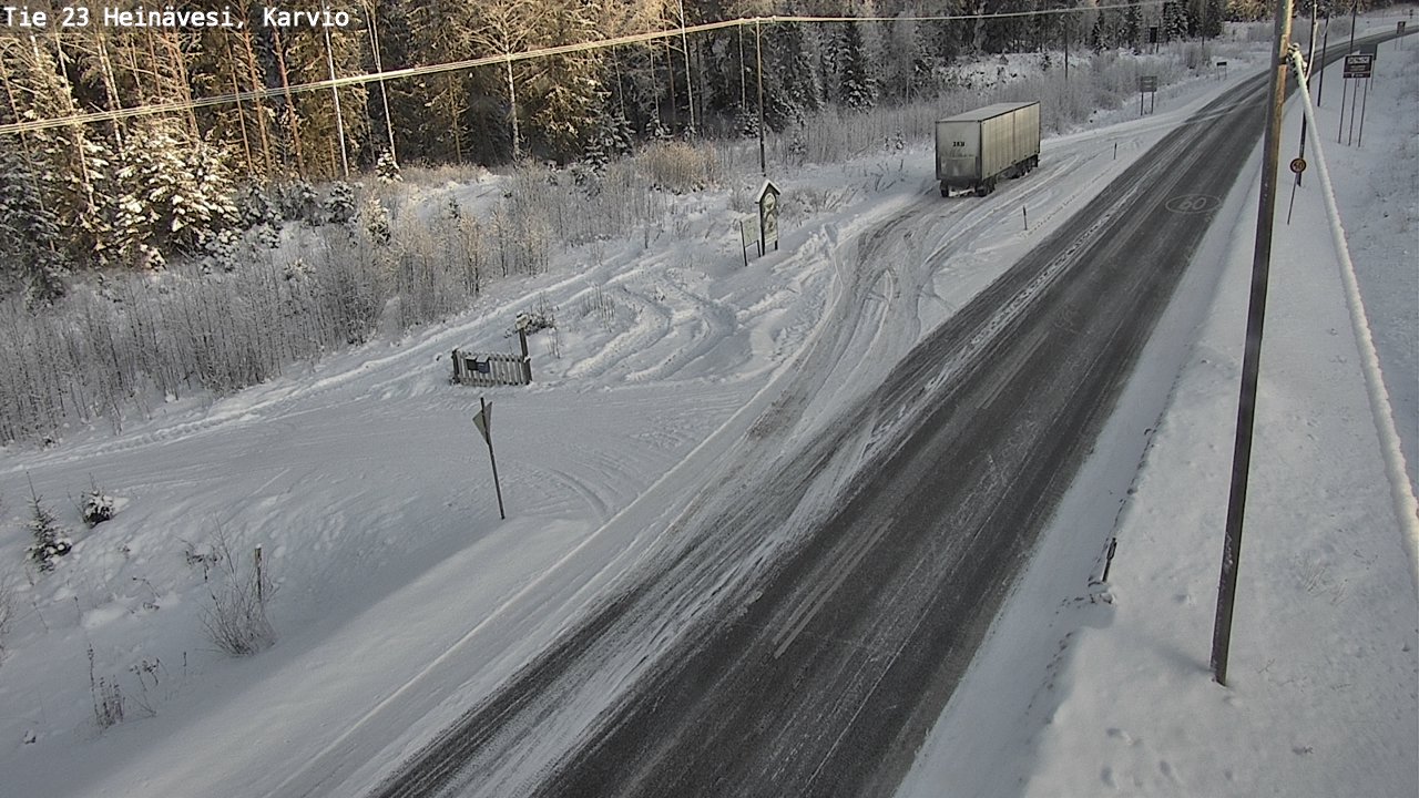 Kelikamerat Kuva Tie 23 Heinävesi, Karvio, Heinävesi, Pohjois-Karjala