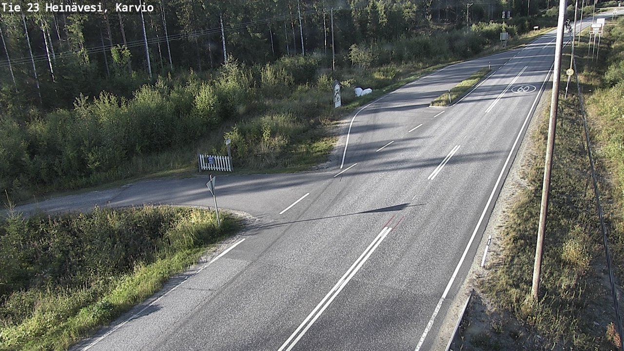 Kelikamerat Kuva Tie 23 Heinävesi, Karvio, Heinävesi, Pohjois-Karjala