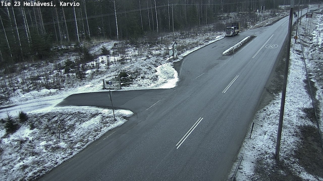 Kelikamerat Kuva Tie 23 Heinävesi, Karvio, Heinävesi, Pohjois-Karjala