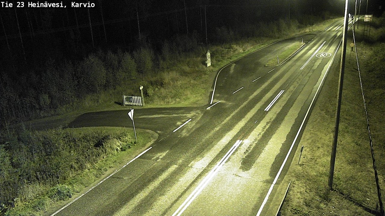 Weather Camera Image Road 23 Heinävesi, Karvio, Heinävesi, Pohjois-Karjala