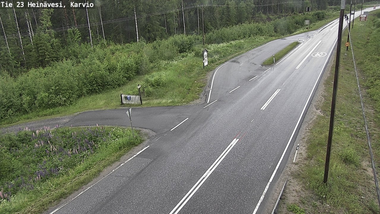 Kelikamerat Kuva Tie 23 Heinävesi, Karvio, Heinävesi, Pohjois-Karjala