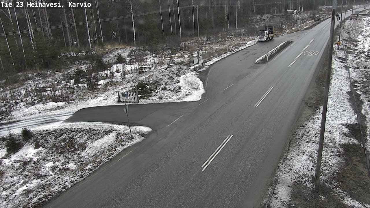 Kelikamerat Kuva Tie 23 Heinävesi, Karvio, Heinävesi, Pohjois-Karjala