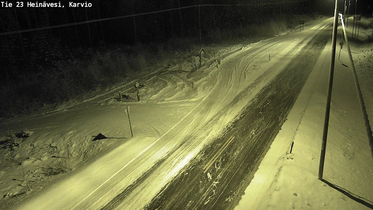 Kelikamerat Kuva Tie 23 Heinävesi, Karvio, Heinävesi, Pohjois-Karjala