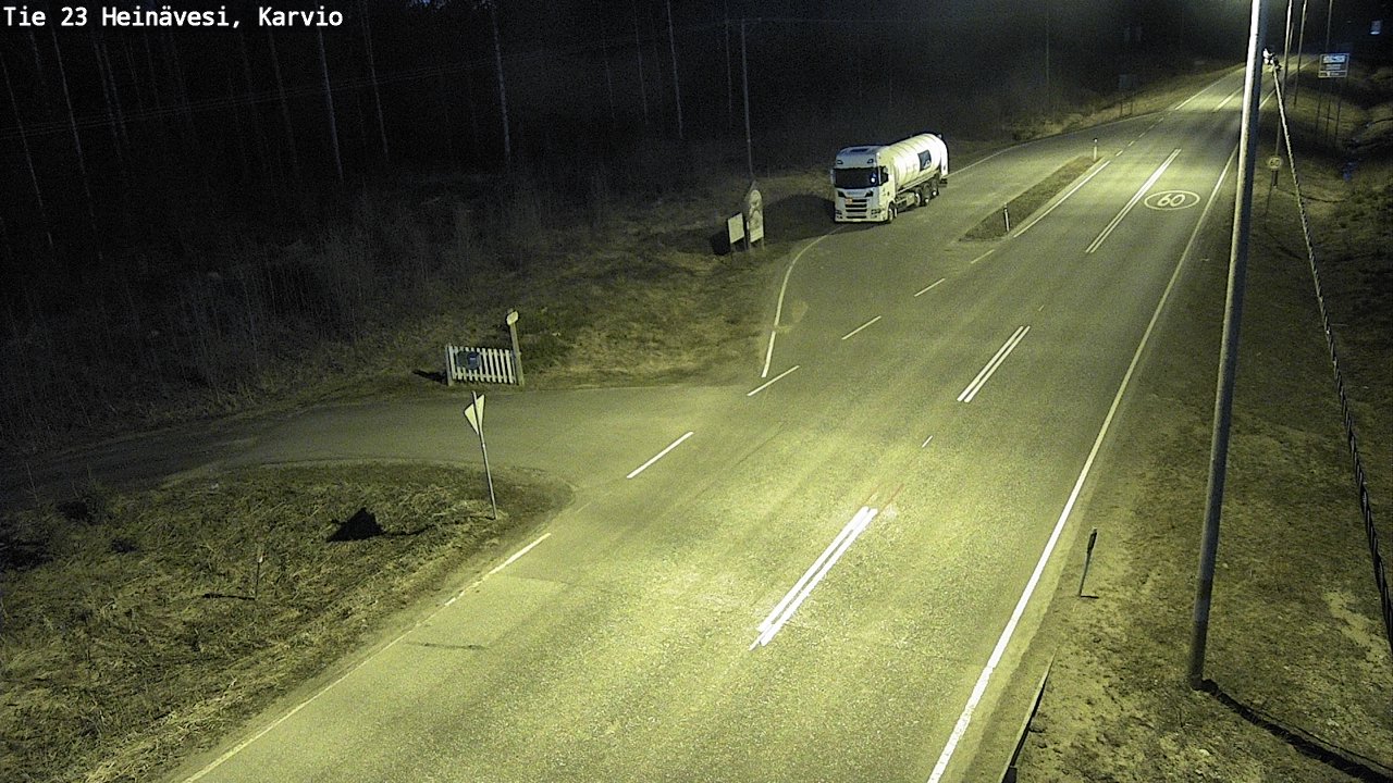Weather Camera Image Road 23 Heinävesi, Karvio, Heinävesi, Pohjois-Karjala