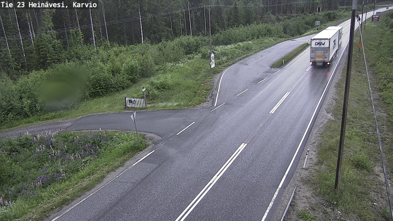 Kelikamerat Kuva Tie 23 Heinävesi, Karvio, Heinävesi, Pohjois-Karjala
