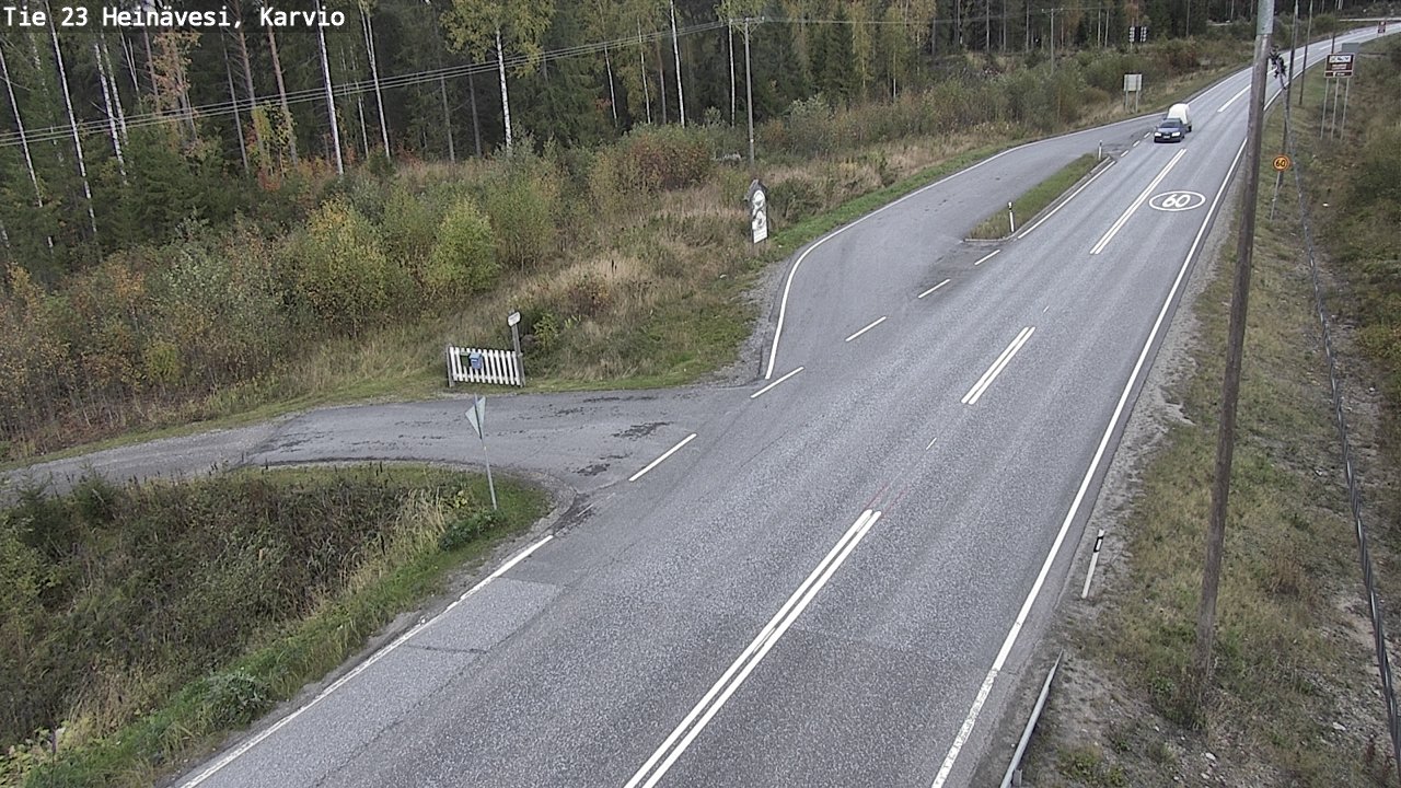 Kelikamerat Kuva Tie 23 Heinävesi, Karvio, Heinävesi, Pohjois-Karjala