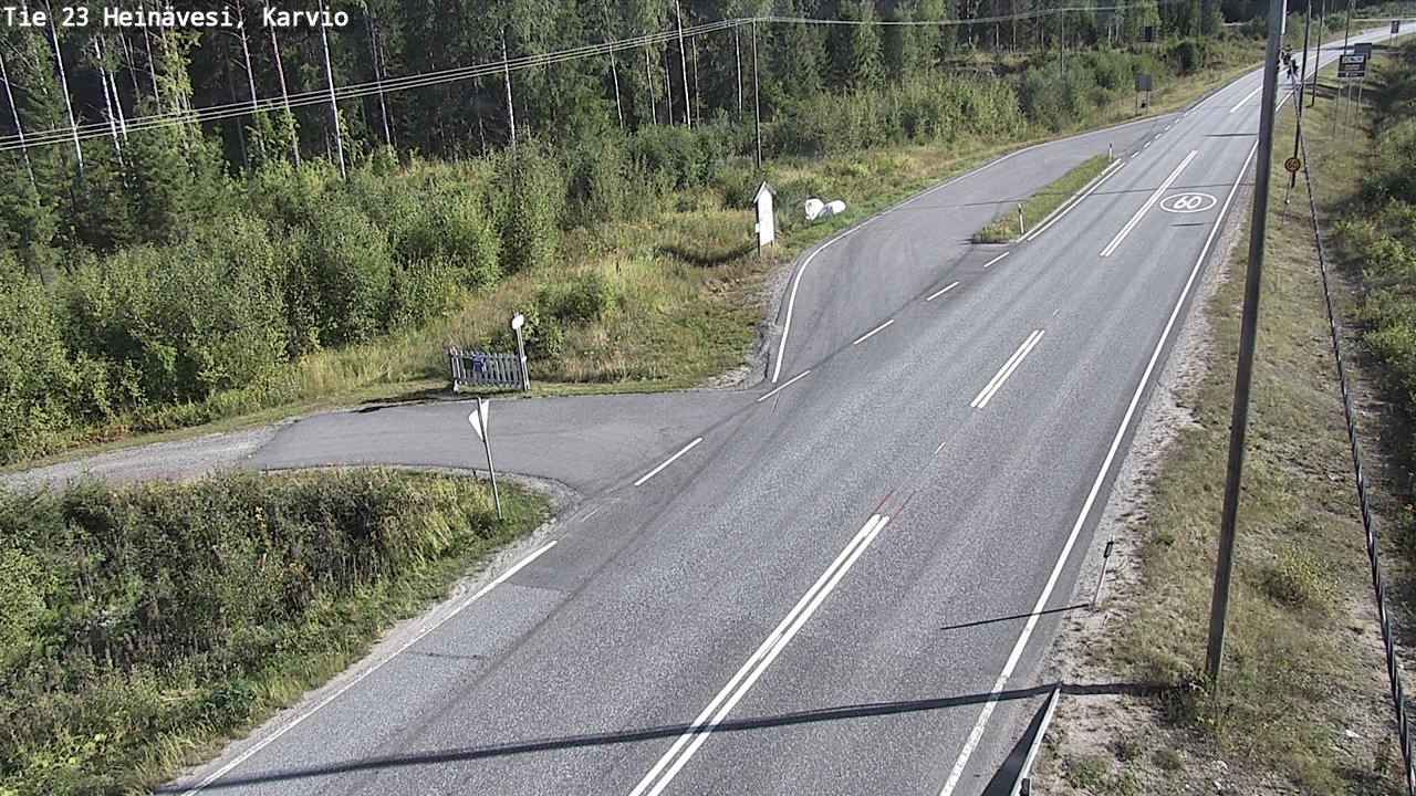 Kelikamerat Kuva Tie 23 Heinävesi, Karvio, Heinävesi, Pohjois-Karjala