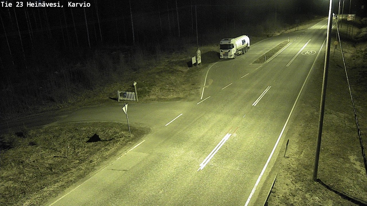 Weather Camera Image Road 23 Heinävesi, Karvio, Heinävesi, Pohjois-Karjala