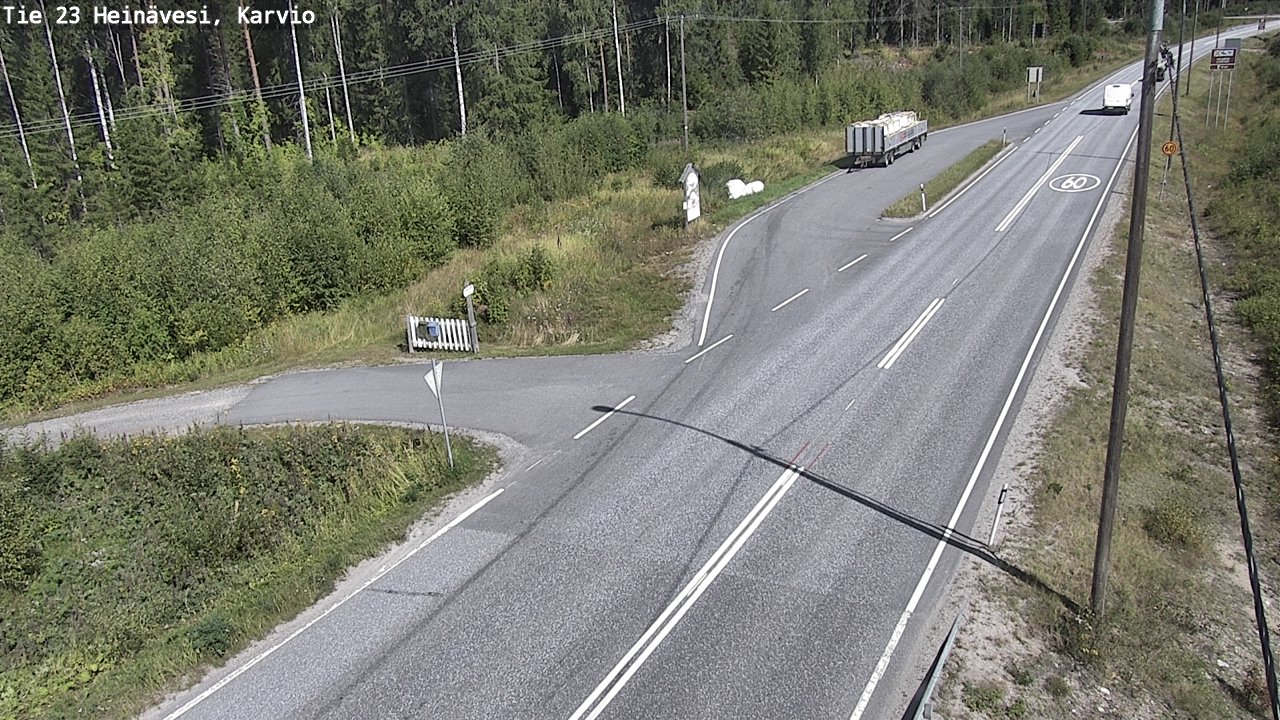 Kelikamerat Kuva Tie 23 Heinävesi, Karvio, Heinävesi, Pohjois-Karjala