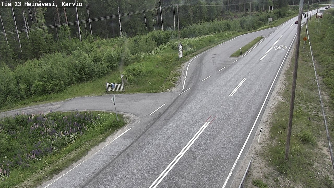 Kelikamerat Kuva Tie 23 Heinävesi, Karvio, Heinävesi, Pohjois-Karjala