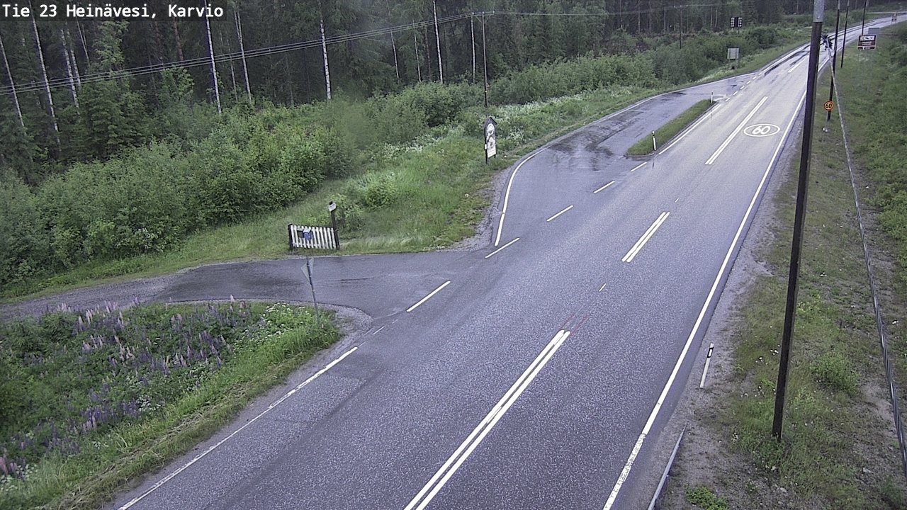 Kelikamerat Kuva Tie 23 Heinävesi, Karvio, Heinävesi, Pohjois-Karjala