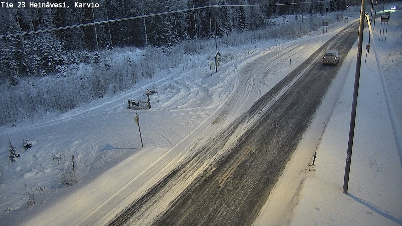 Kelikamerat Kuva Tie 23 Heinävesi, Karvio, Heinävesi, Pohjois-Karjala
