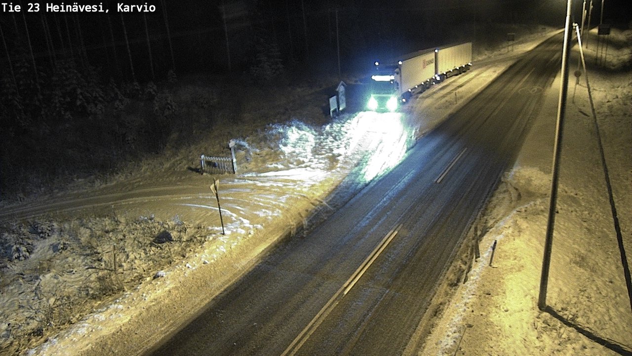 Weather Camera Image Road 23 Heinävesi, Karvio, Heinävesi, Pohjois-Karjala