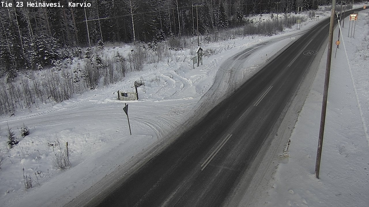 Kelikamerat Kuva Tie 23 Heinävesi, Karvio, Heinävesi, Pohjois-Karjala