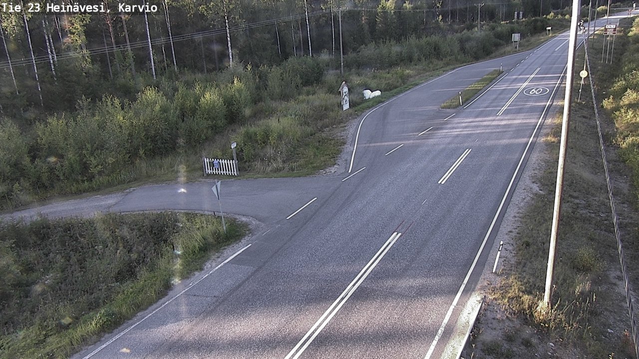 Kelikamerat Kuva Tie 23 Heinävesi, Karvio, Heinävesi, Pohjois-Karjala
