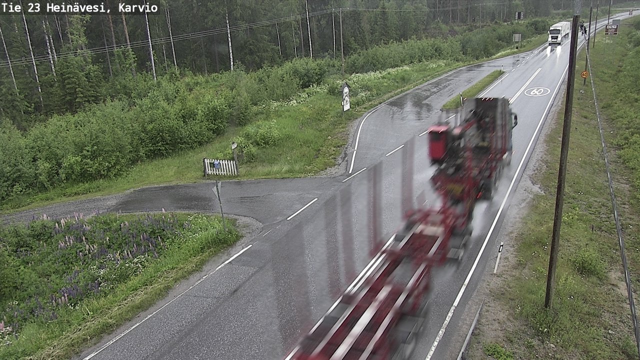 Kelikamerat Kuva Tie 23 Heinävesi, Karvio, Heinävesi, Pohjois-Karjala
