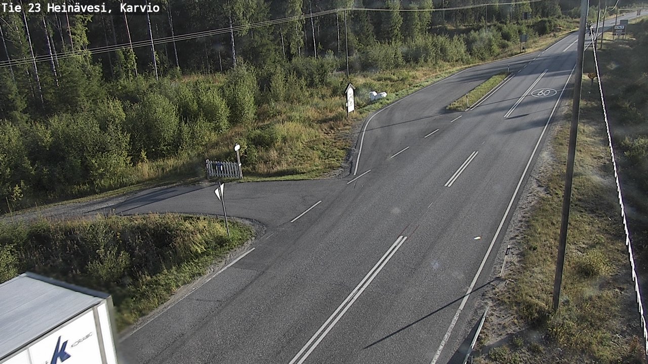 Weather Camera Image Road 23 Heinävesi, Karvio, Heinävesi, Pohjois-Karjala