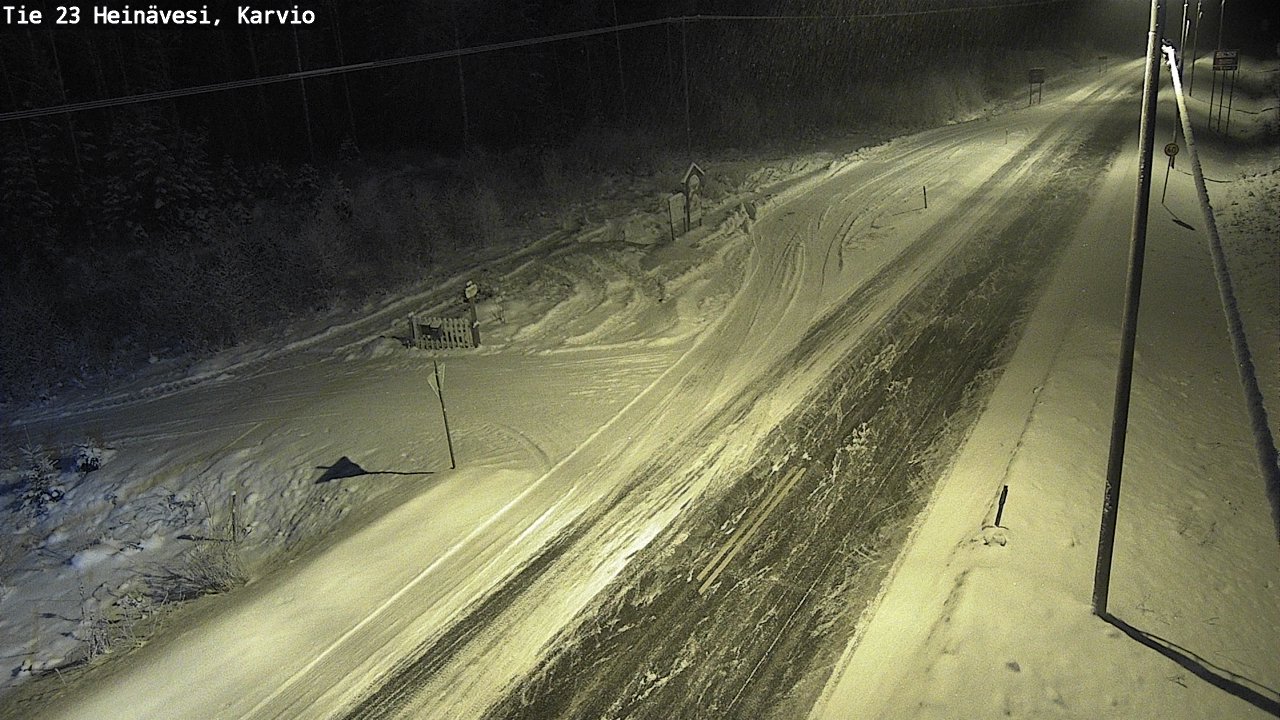 Kelikamerat Kuva Tie 23 Heinävesi, Karvio, Heinävesi, Pohjois-Karjala